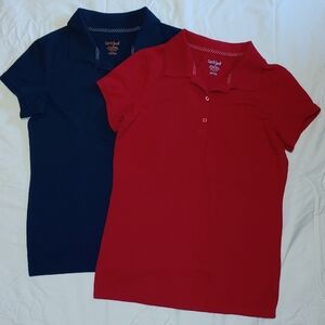Cat & Jack Kids' Polo Shirts - Navy and Red